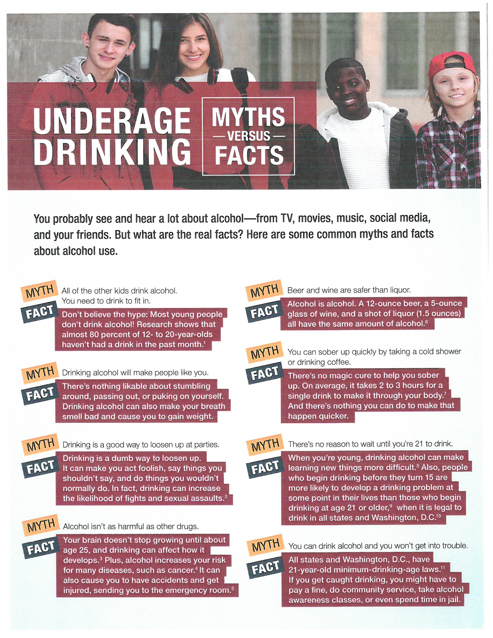 case study on underage drinking